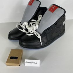 AIR JORDAN 1 Mid SE Black Metallic Reimagined Mens Size 9 [HV5177-010]