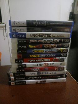 Ps2,ps3,ps4,ps5 games
