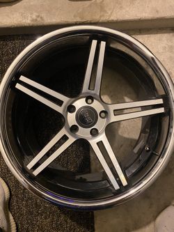 20 inch staggered wheels (concept one cs-5)