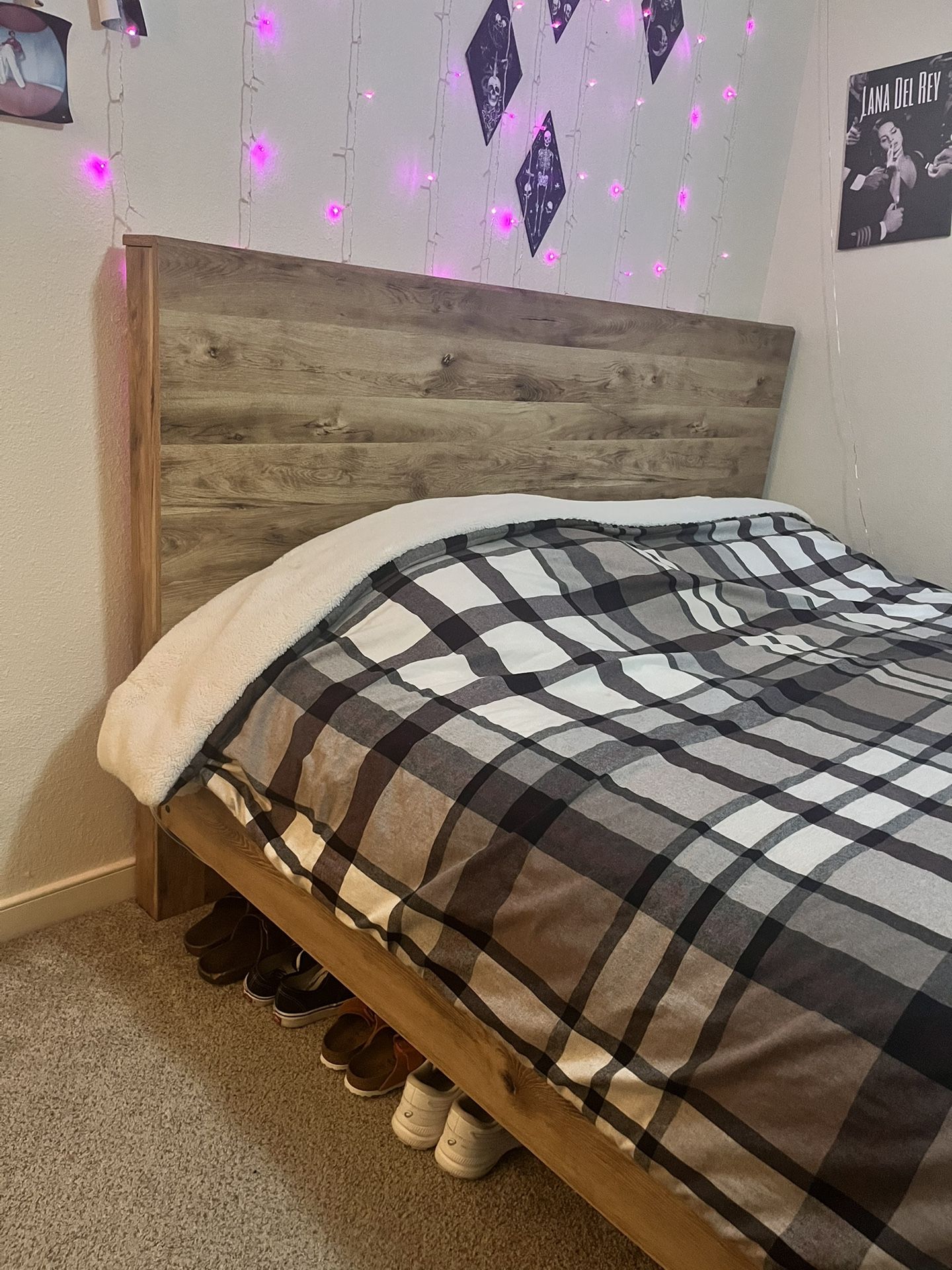 MATTRESS, BEDFRAME And 6 DRAWER DRESSER