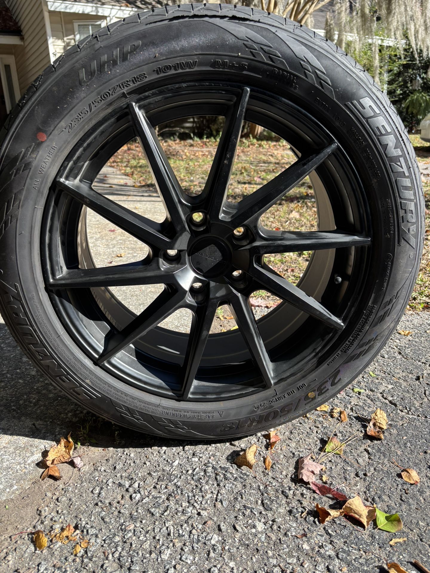 Liquid Metal 18” Rim with tire