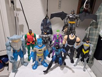 Batman action figures.  12 inches. Good Condition.