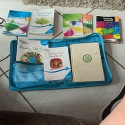 Weight Watchers Baby Blue Binder With Books 
