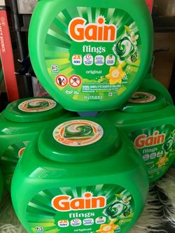 Gain detergents ($10 each)