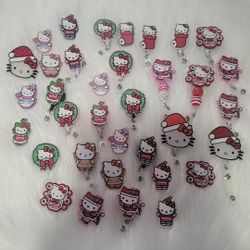 Christmas Hello Kitty Badge Reels 