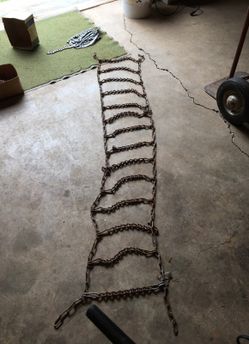 Campbell tire chains. 72" x 12"
