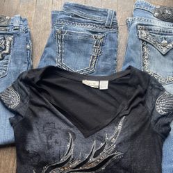 3pc Miss Me Outfits Lot 
