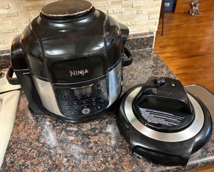 Ninja 6.5 qt Electric Pressure Cooker & Air Fryer w/Broil Rack
