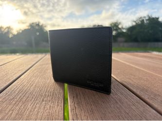Coach Wallet Black Leather