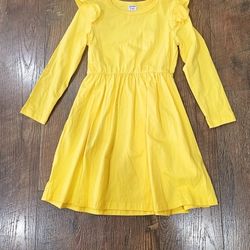 Girl Yellow Dress 