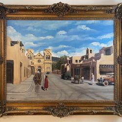Oil Painting on wood panel by J.R.Lusk1993