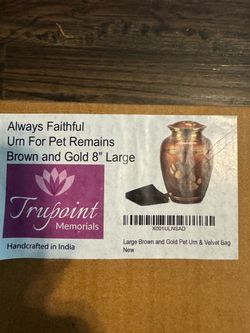 Trupoint Memorials Always Faithful Pet Urn Large