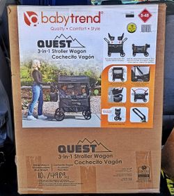 Baby Trend Quest 3-in-1 Stroller Wagon -New