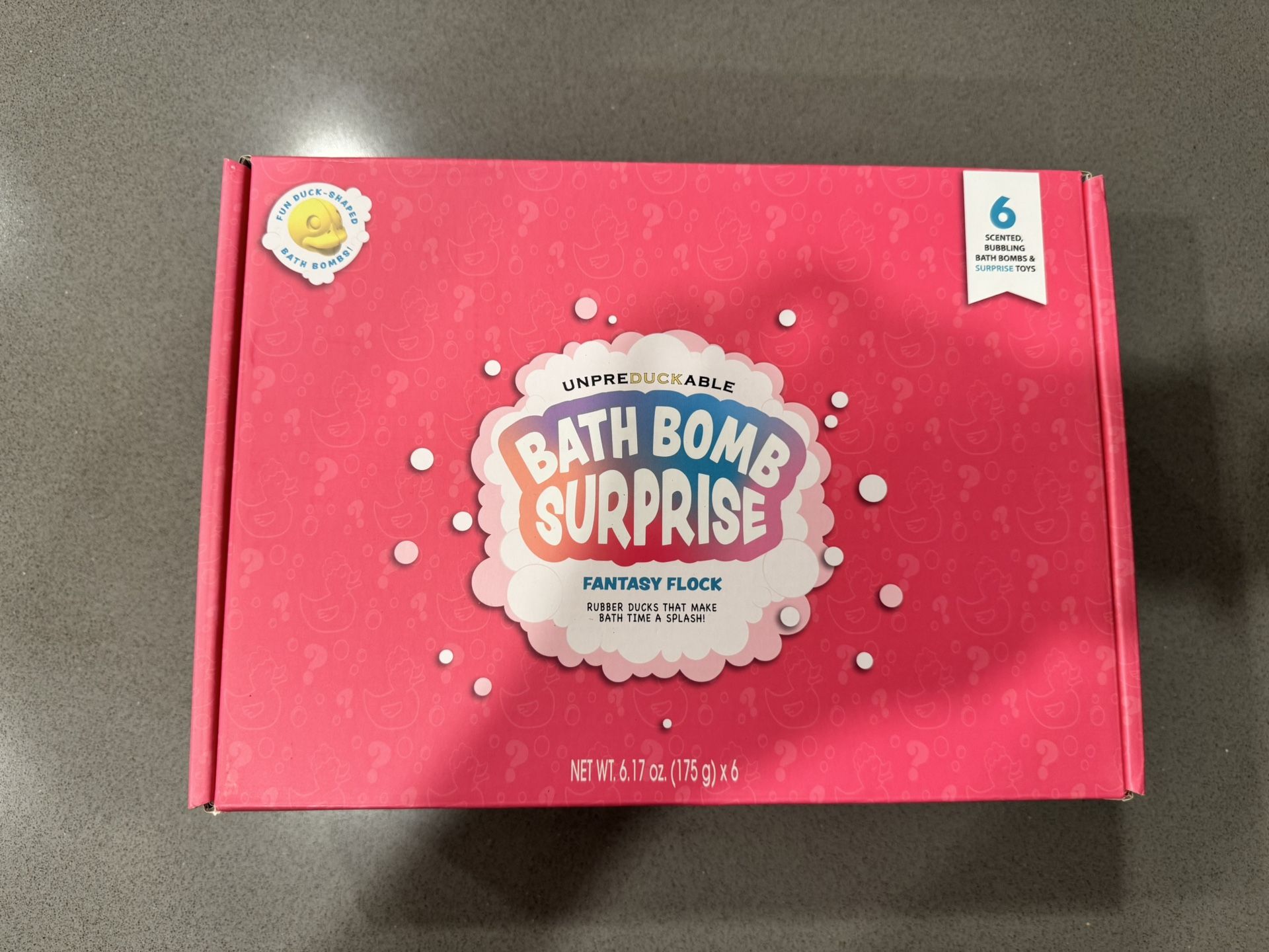 Unpreduckable Bath Bomb Surprise 6 Pack Fantasy Flock
