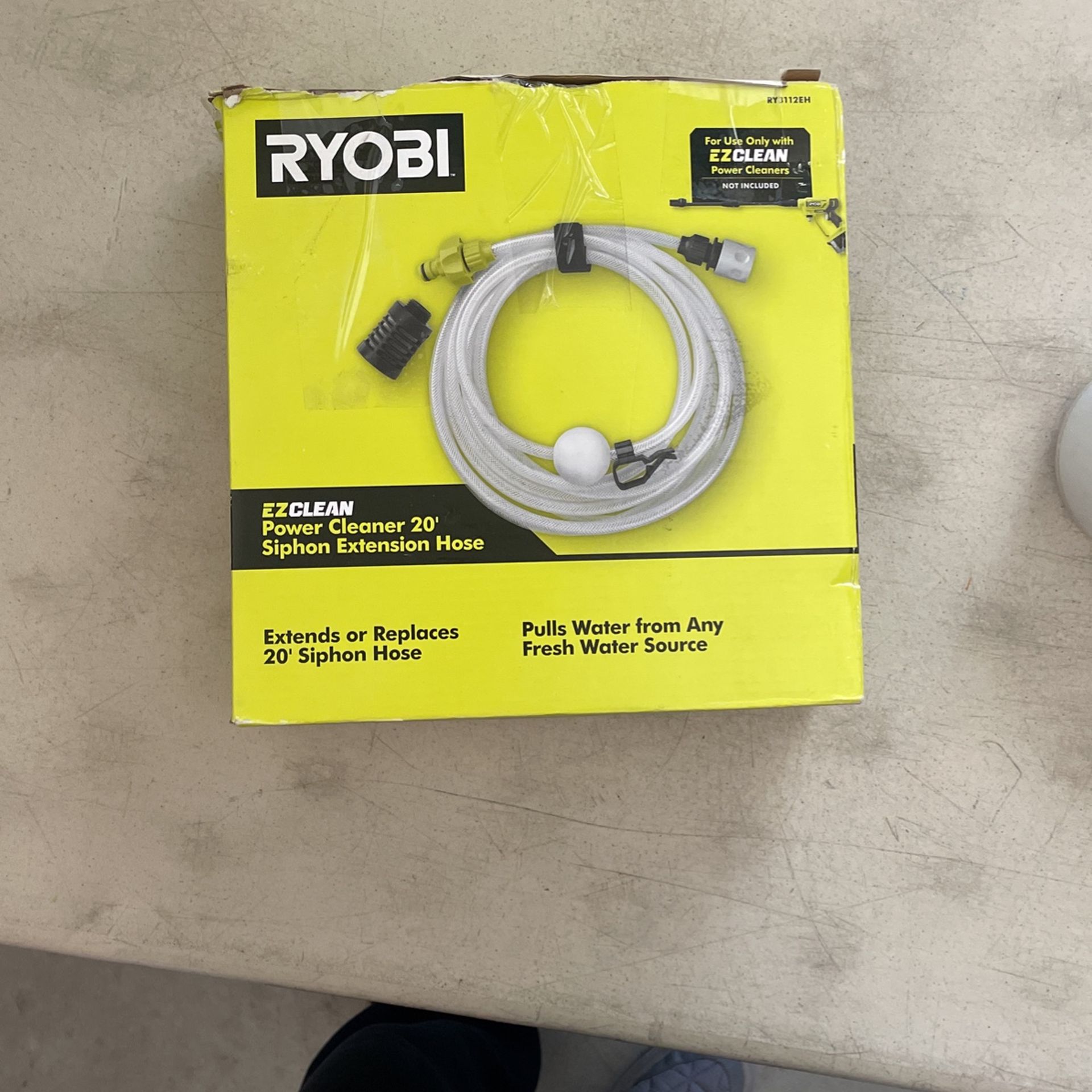 RYOBI EZClean Power Cleaner 20 ft. Pressure Washer Hose