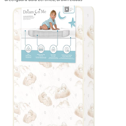 Dream On Me 3 inch Spring Coil Portable Crib Mattress