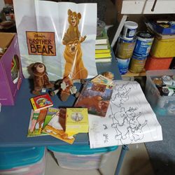Little Bear Poster,book,2 Beanies,color Placemat,and Animal And Peter Rabbit Books