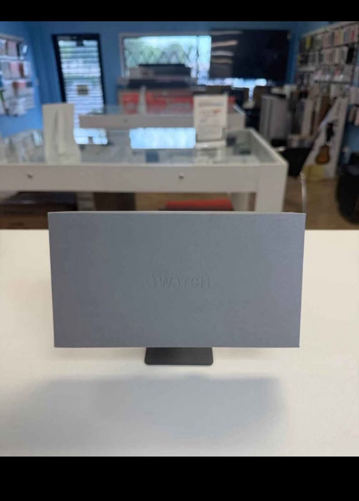Apple Watch Ultra Gray just in a black watch box