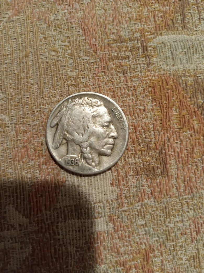 1936 S F Buffalo Head Nickel