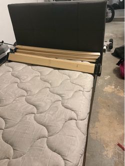 twin size bed with mattress