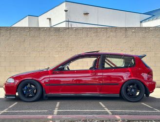 Red Rear Car Bumper Cover