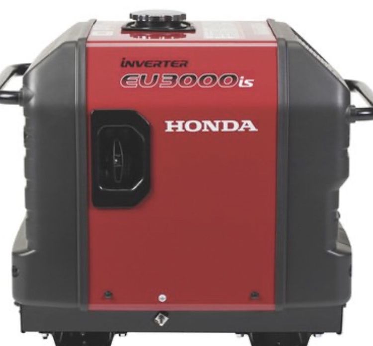 Generator Honda 3000-Watt Electric and Recoil Start Gasoline Powered Inverter Generator with 30 Amp Outle