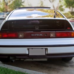 Honda  crx si  white OEM factory Rear Bumper cover