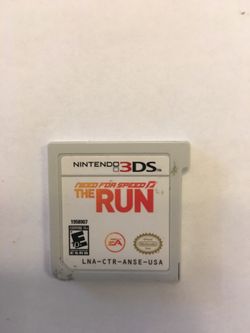 Nintendo 3ds need for speed the run