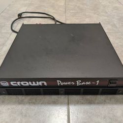 Crown Power Base 1 Amplifier EXCELLENT CONDITION