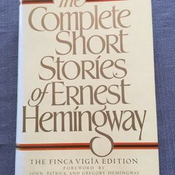The Complete Short Stories of Ernest Hemingway Classic Finca Vigia Edition, 1987 new, 650 pages, 63 stories