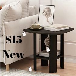 Furinno Simple Design End SideTable, Espresso