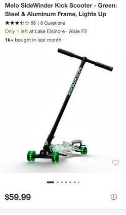 Melo sidewinder kick scooter