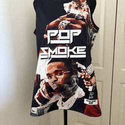 Pop Smoke Meet the Woo embroidered Bball Jersey REDUCED