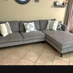 Beautiful Grey Sectional Couch From Living Spaces 
