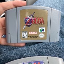 N64 Super Mario 64 And Zelda Ocarina Of Time 
