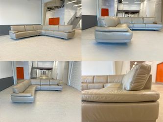 Italian Leather Sectional