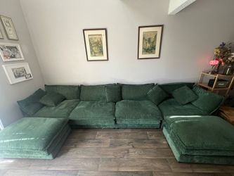 Green couch
