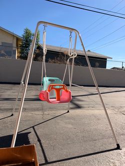 Toddler Baby Swing Set with Stand