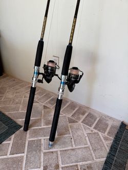 2 Penn Pursuit 6000 Fishing Rod/Reel