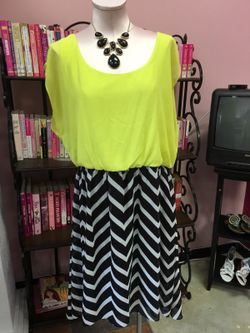 Maurice Yellow Black & White Stripes