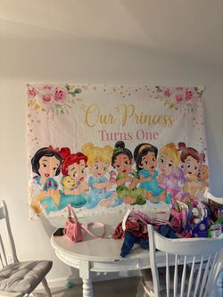 Baby princess party decorations