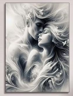 Frameless wall art