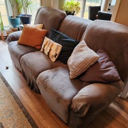 MOVING!! Reclining Couch + Love Seat