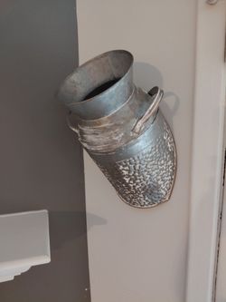 Metal Milk Can & Two smaller Milk Cans