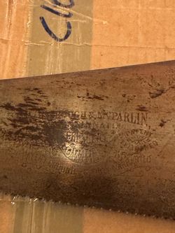 Wood rough &McParlin Antique saw