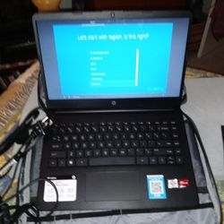 HP Laptop With. Athlon Silver/ Amda Radeon Grafics