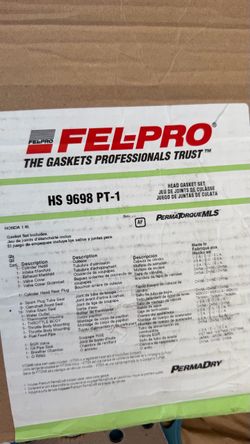 Fel-Pro HS 9698 PT-1 Head Gasket Set
