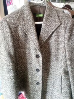 Zanella Womens Size 12 Wool Blazer 