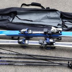 Salomon X-Wing 4 Skis 178cm 610 Bindings & Elan PSX Parabolic W/ Bag Poles SET