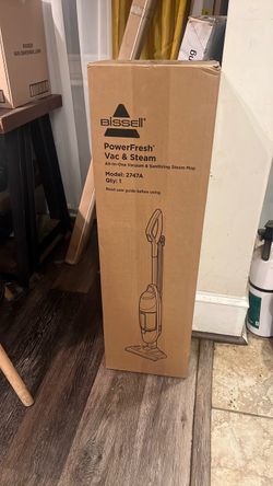 Bissell power, fresh VAC and steam all in one vacuum and sanitizing steam mop